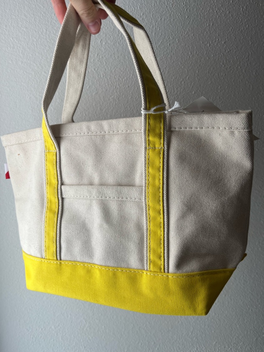ShoreBags Yellow Canvas Mini Tote Shore Bag